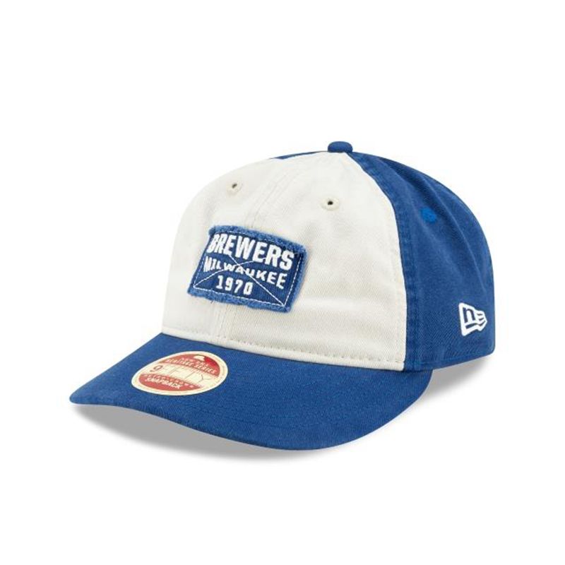 MLB Milwaukee Brewers Heritage Retro Crown 9Fifty Snapback (IWG2841) - Brown New Era Caps